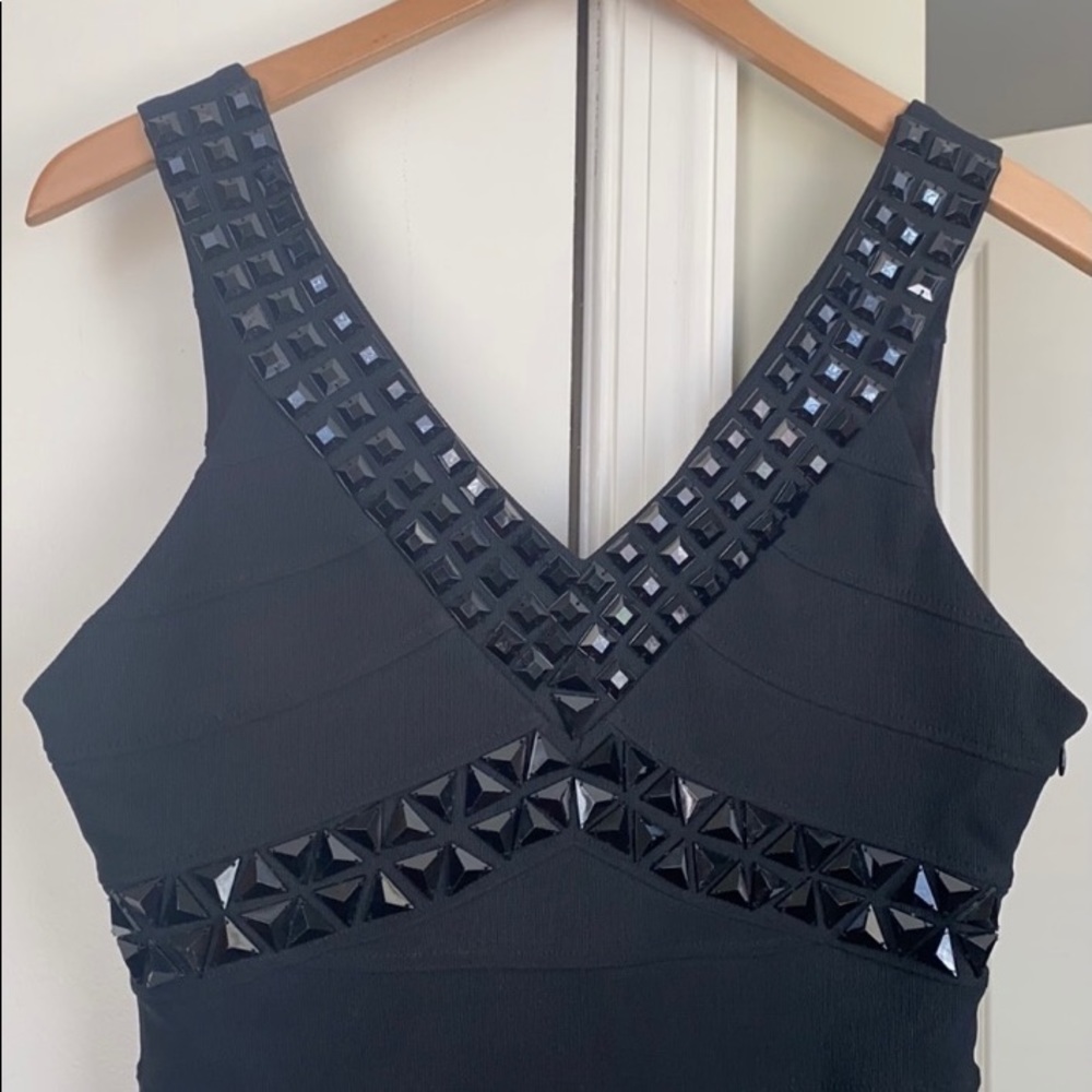 FOREVER 21 stud bodycon dress